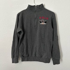 UNLV Rebels Quarter-Zip Pullover Sweatshirt